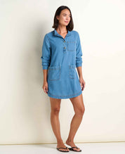Piñon Soft Denim Popover Dress