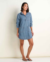Piñon Soft Denim Popover Dress