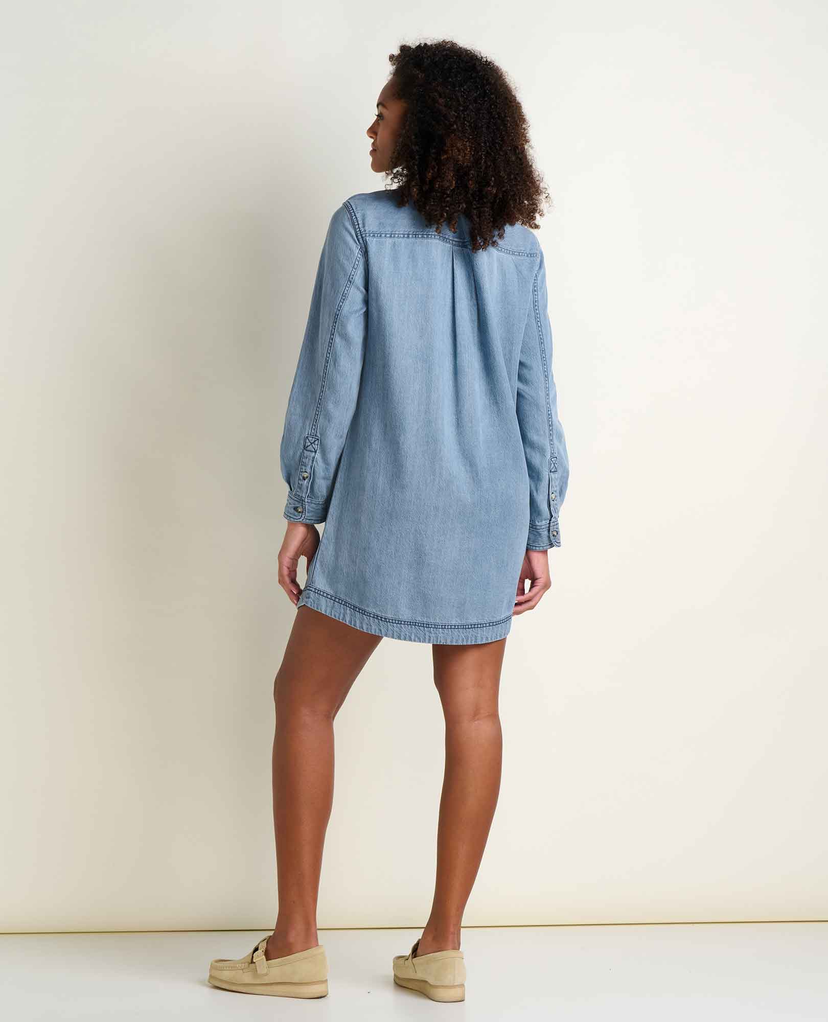 Piñon Soft Denim Popover Dress