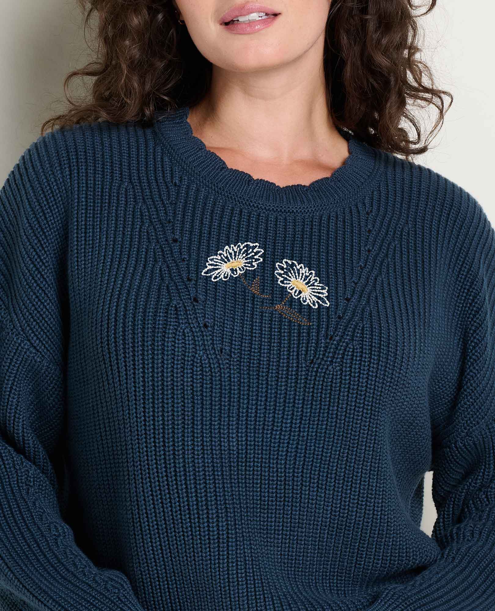 Bianca Pattern Crew Sweater