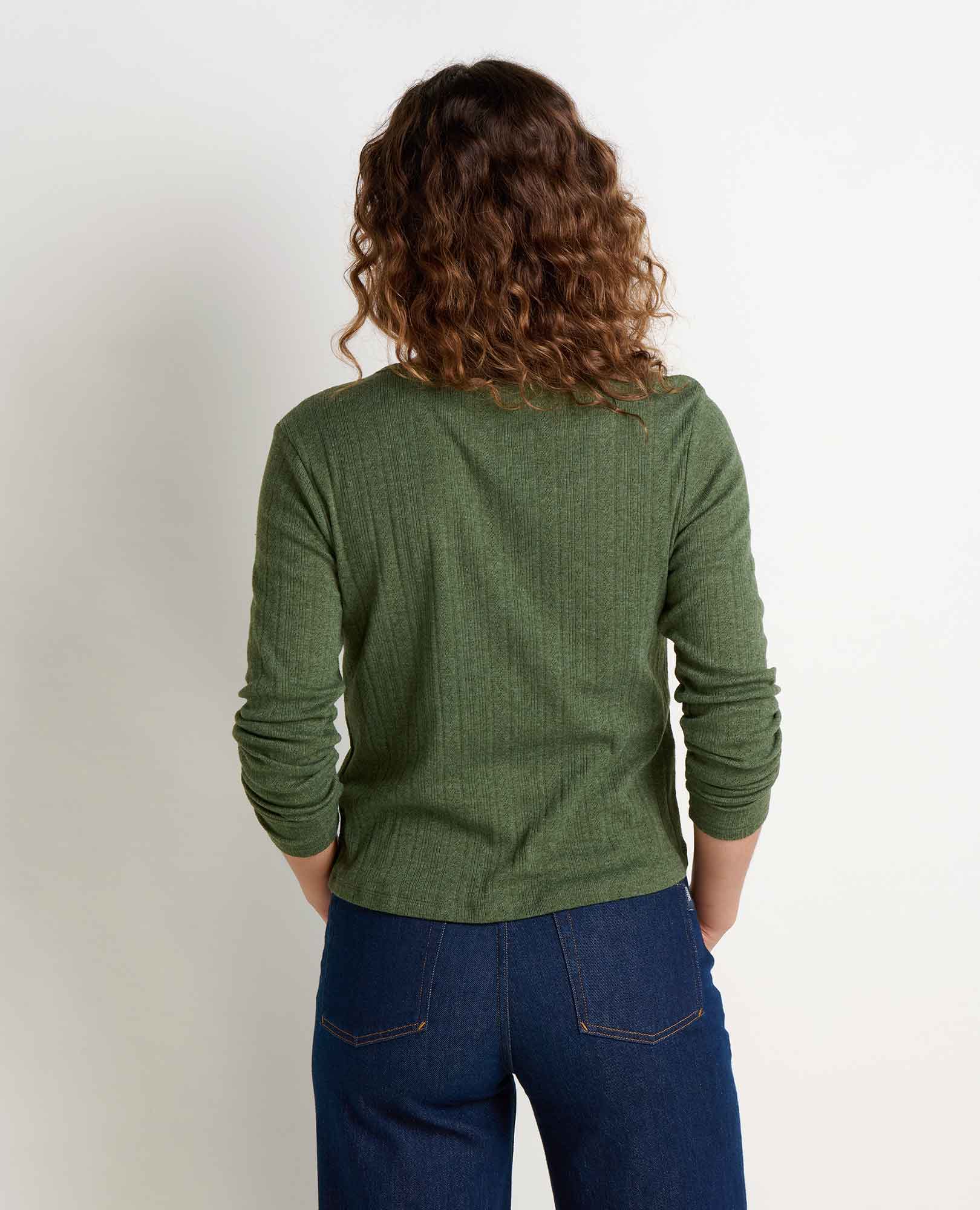 Foothill Pointelle Henley Tee