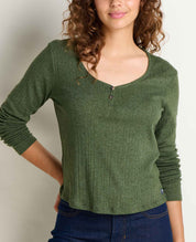 Foothill Pointelle Henley Tee
