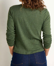 Foothill Pointelle Henley Tee