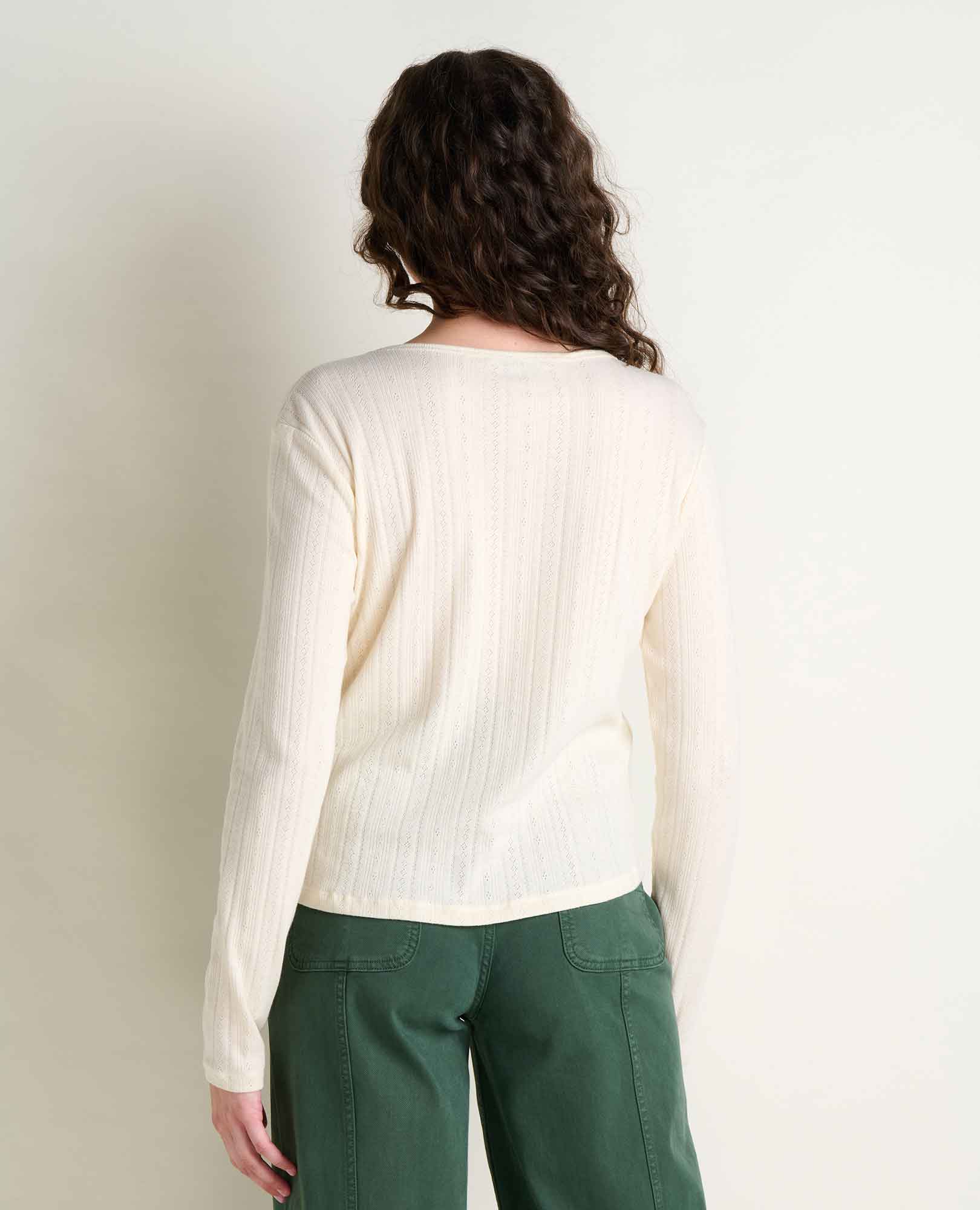 Foothill Pointelle Henley Tee