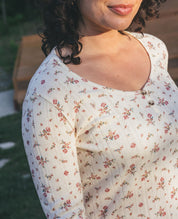 Foothill Pointelle Henley Tee
