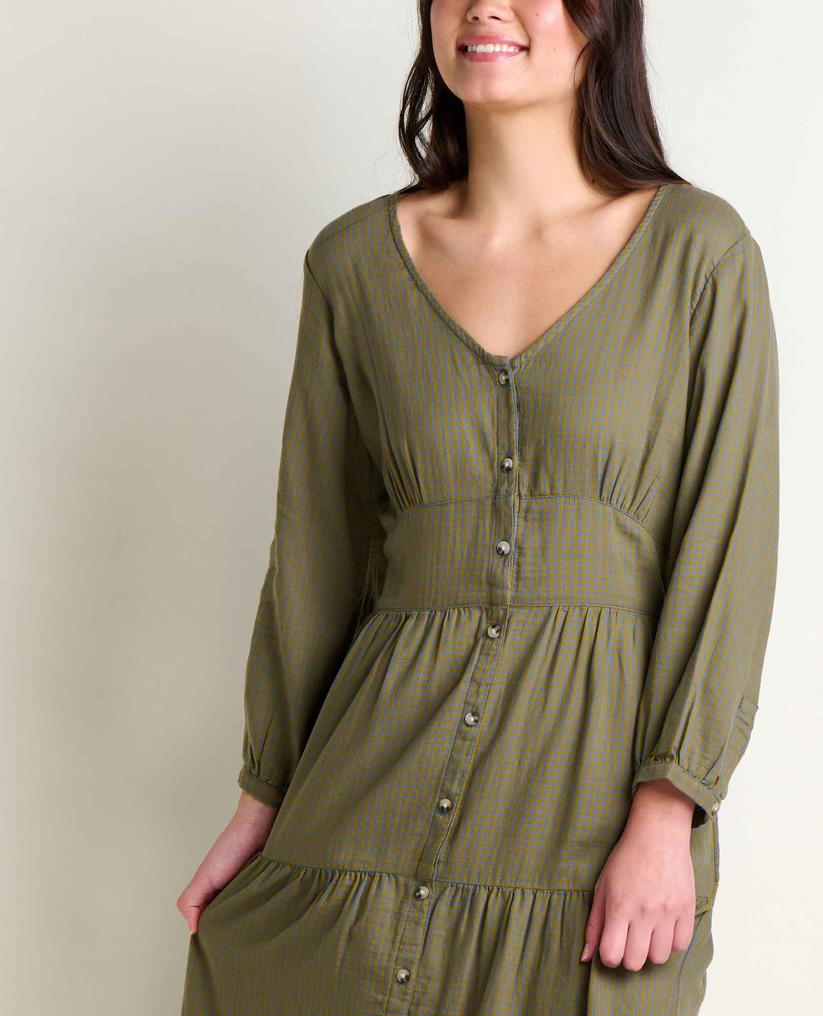 Manzana Tiered Midi Dress