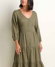 Manzana Tiered Midi Dress