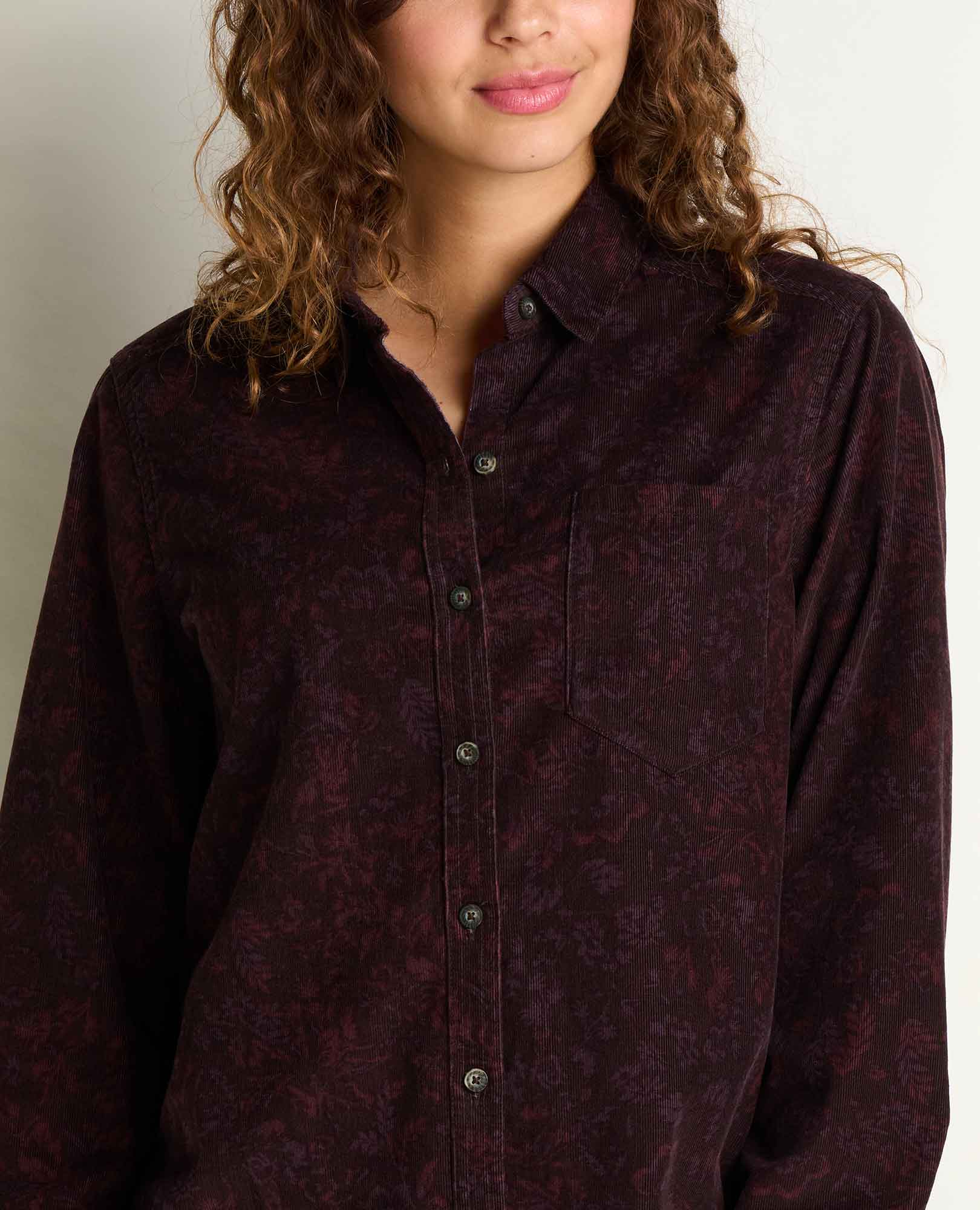 Cattail Corduroy Long Sleeve Shirt