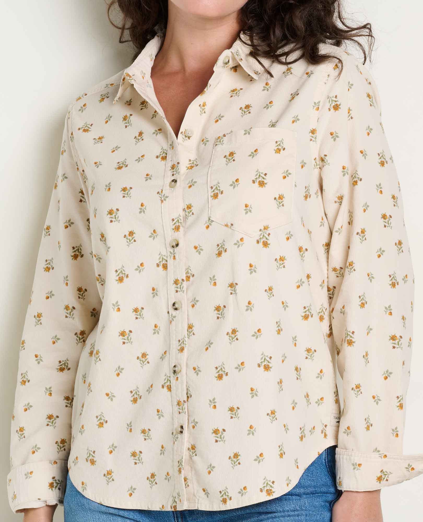 Cattail Corduroy Long Sleeve Shirt