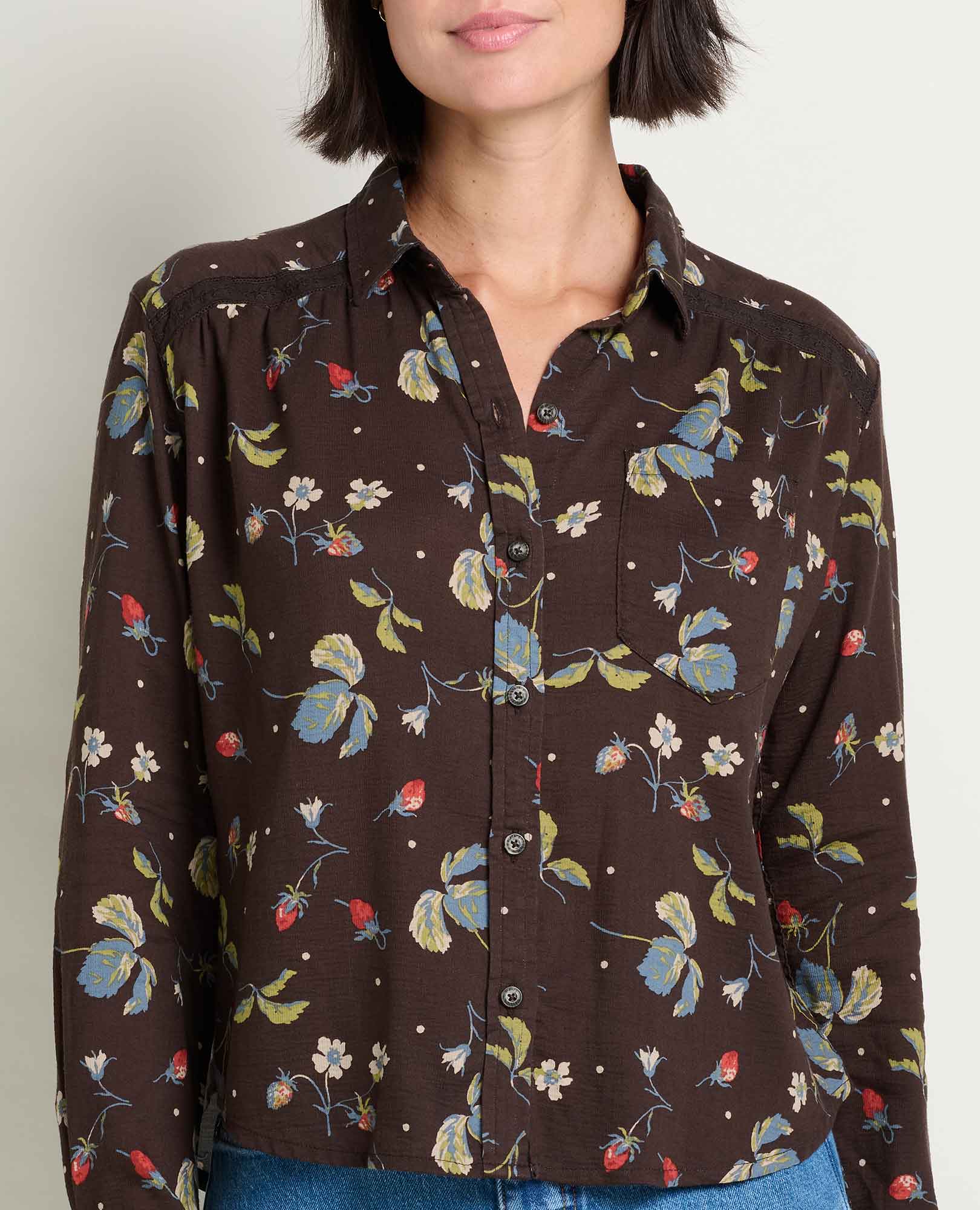 Manzana Boxy Long Sleeve Shirt