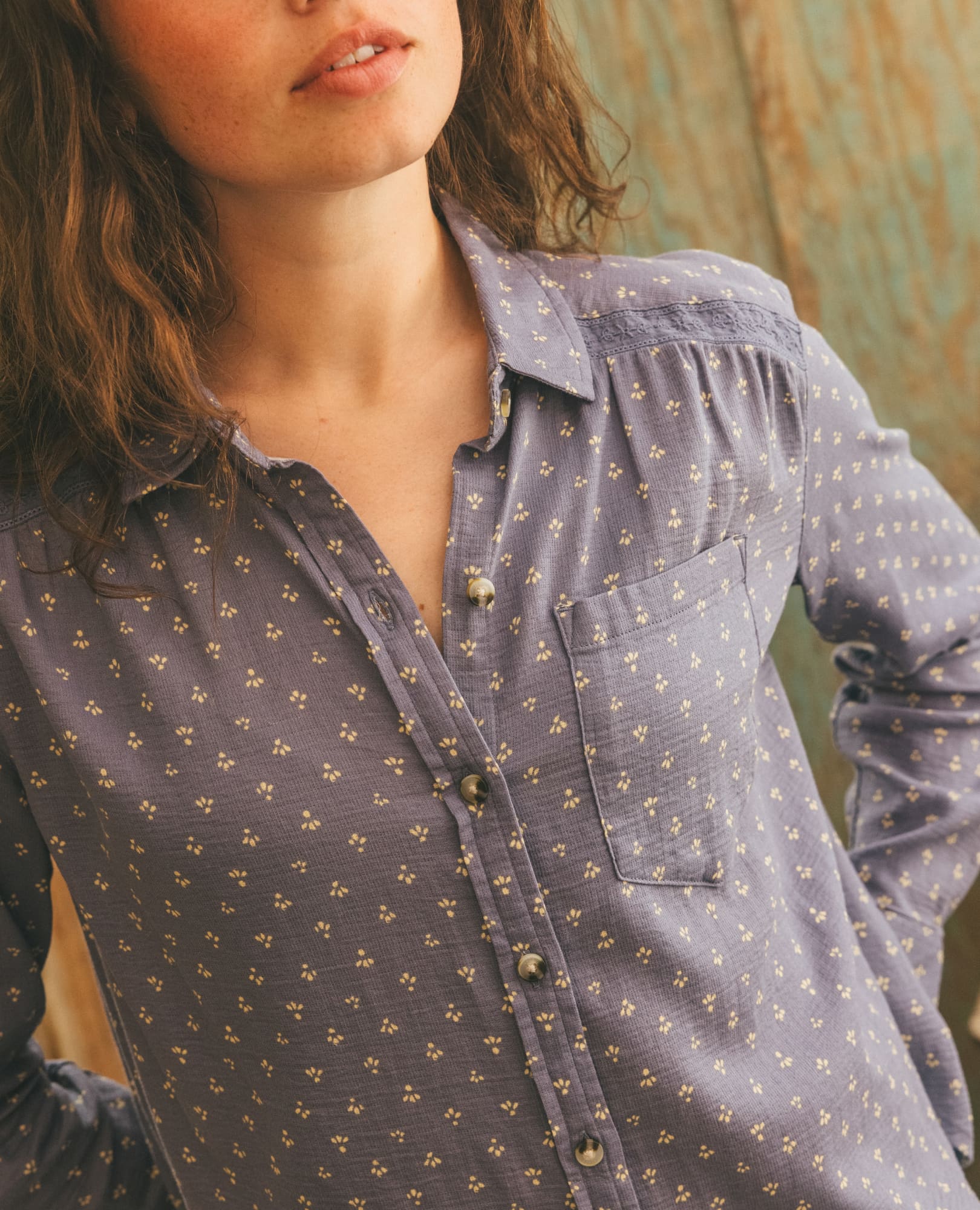 Manzana Boxy Long Sleeve Shirt