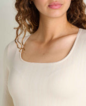 Rosalie Long Sleeve Square Neck Tee