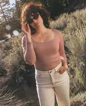 Rosalie Long Sleeve Square Neck Tee