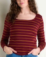 Rosalie Long Sleeve Square Neck Tee