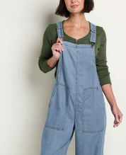 Women's Piñon Soft Denim Wide Leg Overall