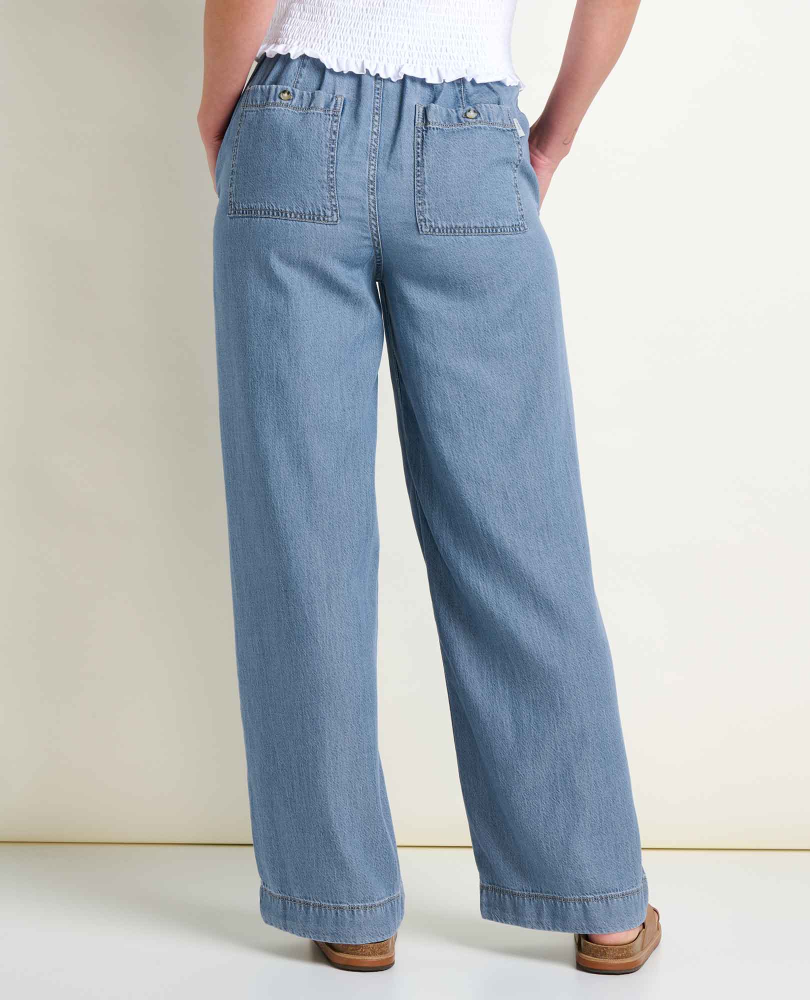 Women's Piñon Soft Denim Wide Leg Pant | Toad&Co