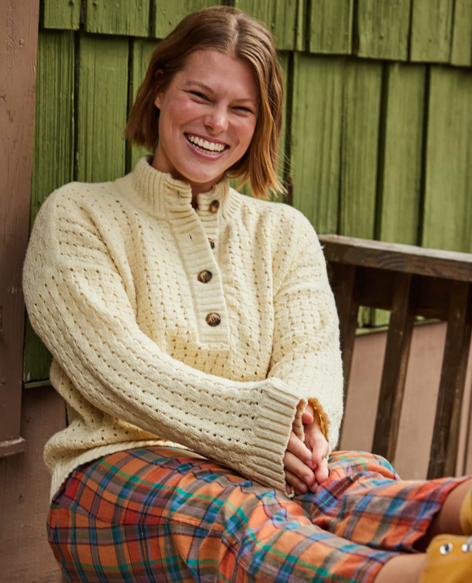 Moss Point Henley Sweater Toad&Co