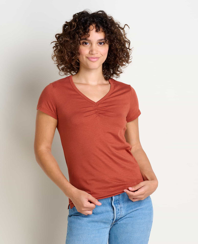 Rose Short Sleeve Tee  Organic Cotton Top by Toad&Co