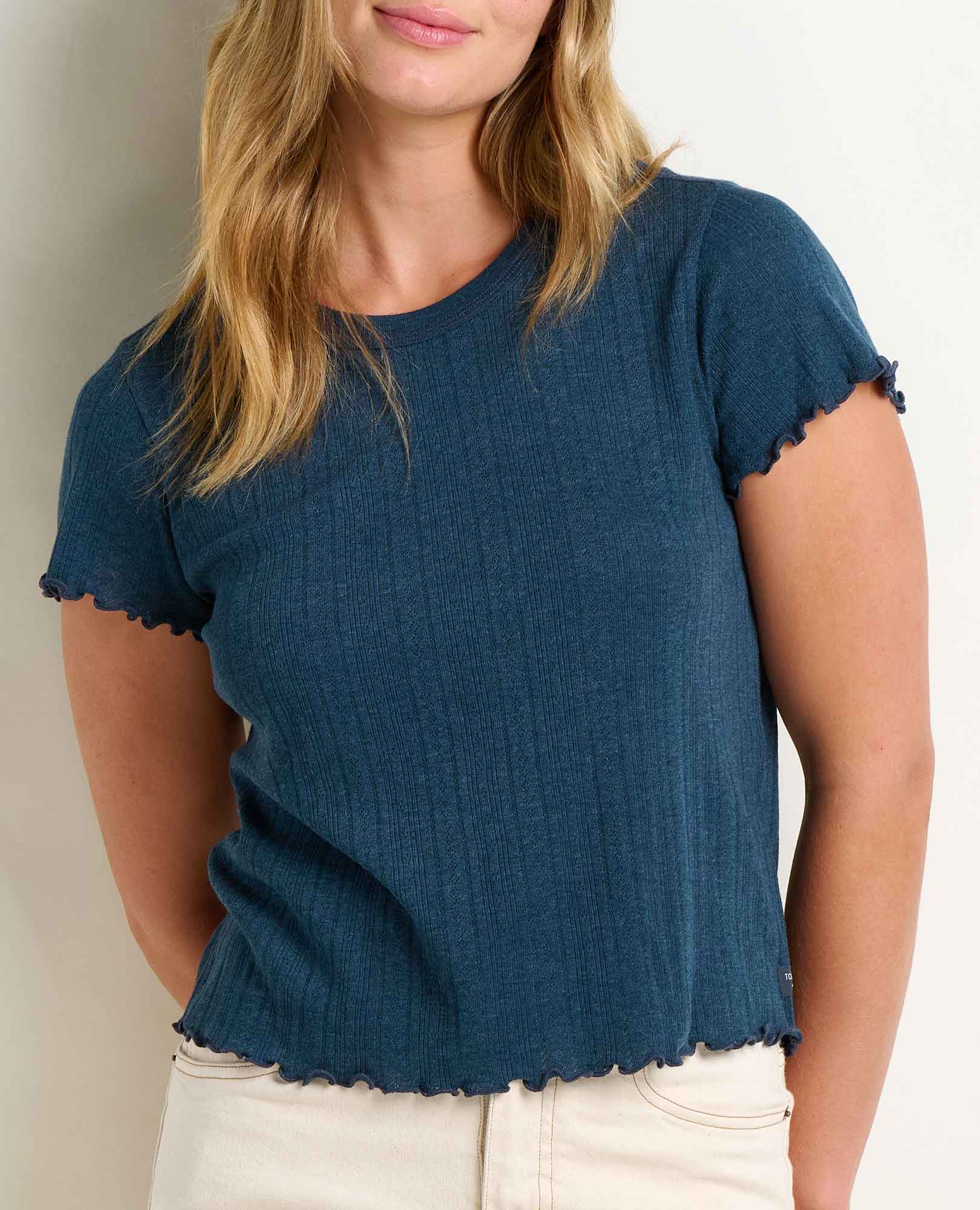 Foothill Pointelle Baby Tee