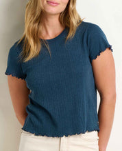 Foothill Pointelle Baby Tee