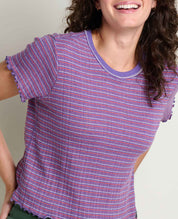 Foothill Pointelle Baby Tee