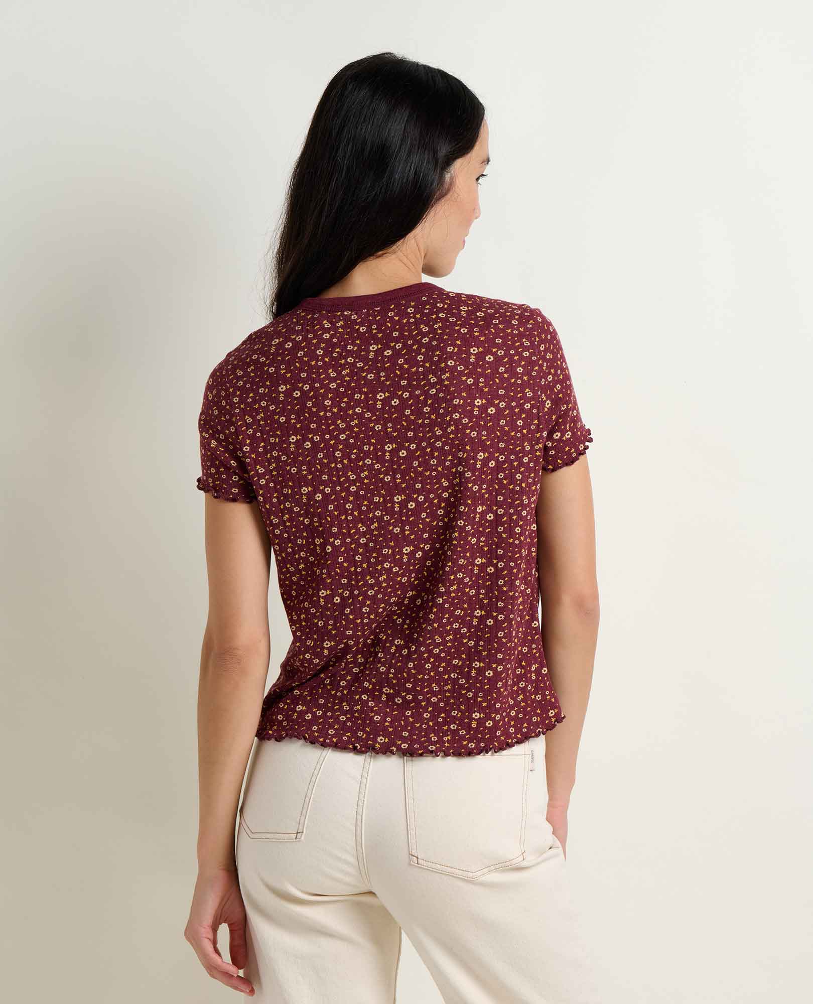 Foothill Pointelle Baby Tee