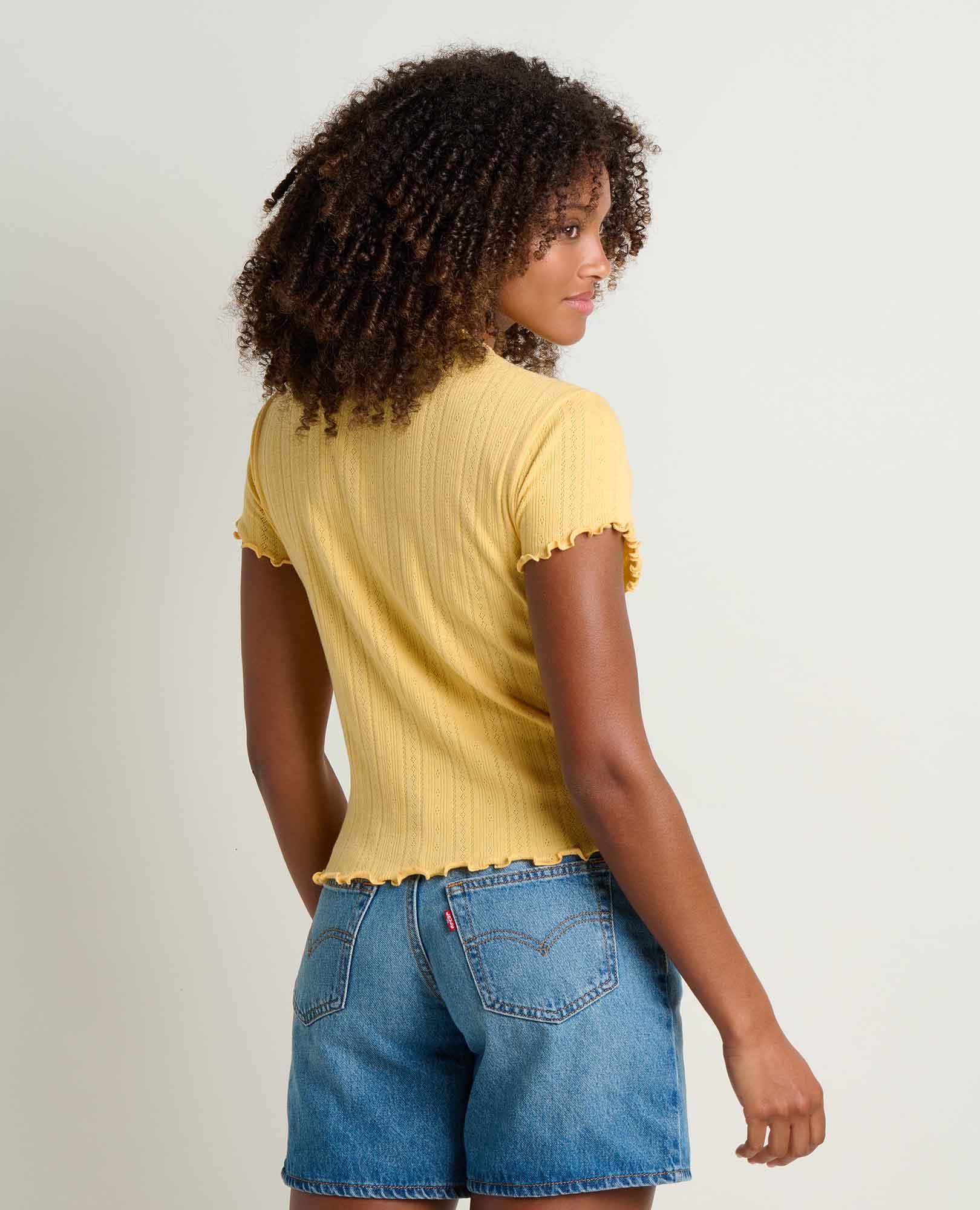 Foothill Pointelle Baby Tee