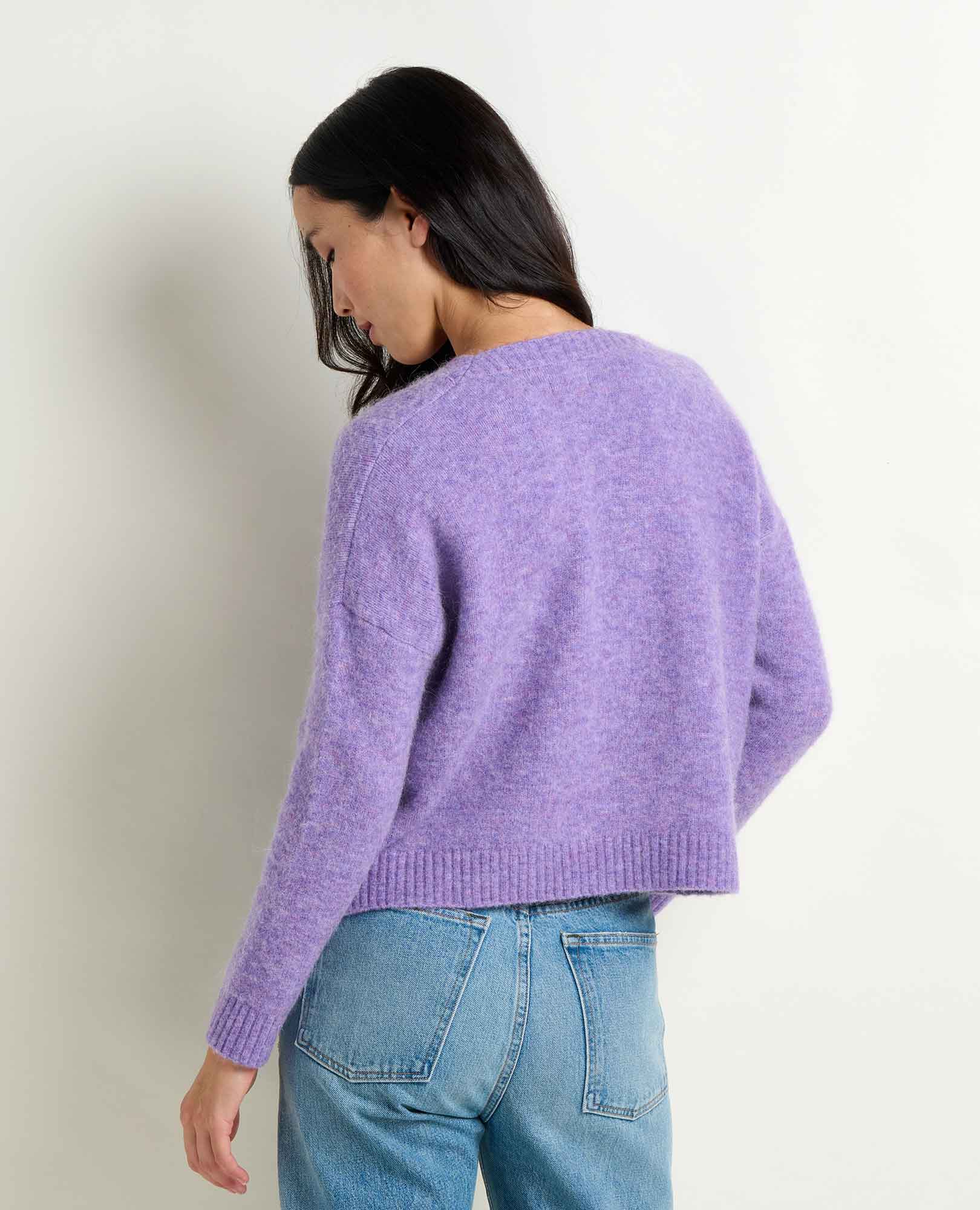 トップス semon unisex SA 2TONE KNIT LAVENDER トップス semon unisex SA 2TONE KNIT LAVENDER unisex series 】SA