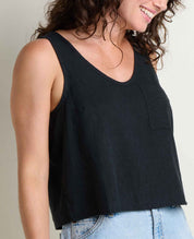 Taj Hemp Button Back Tank