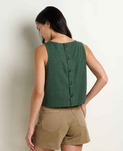 Taj Hemp Button Back Tank