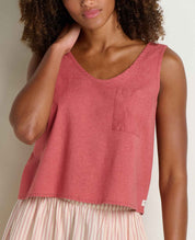 Taj Hemp Button Back Tank