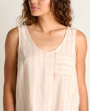 Taj Hemp Button Back Tank