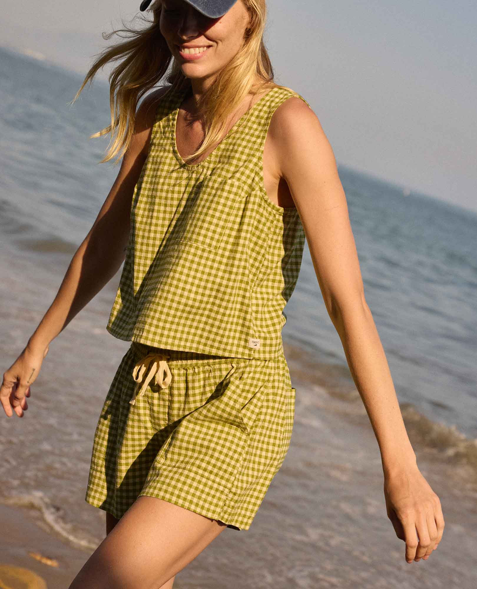 Taj Hemp Button Back Tank