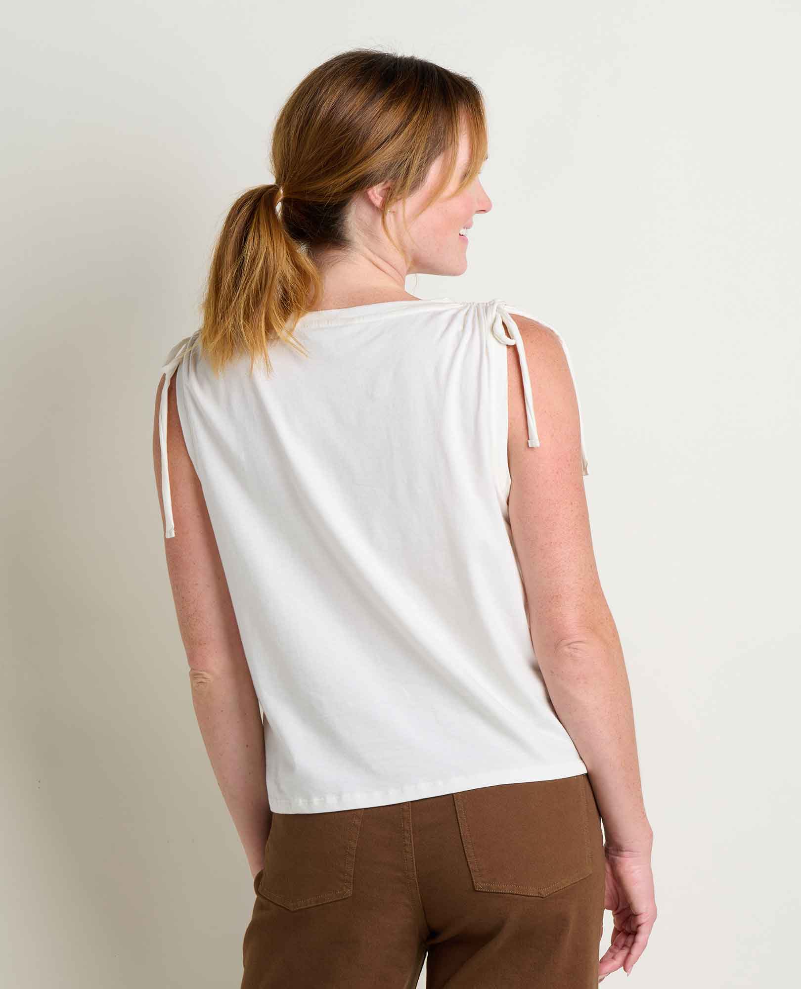 Anza Cinch V-Neck Tank Top | Organic Cotton | Toad&Co