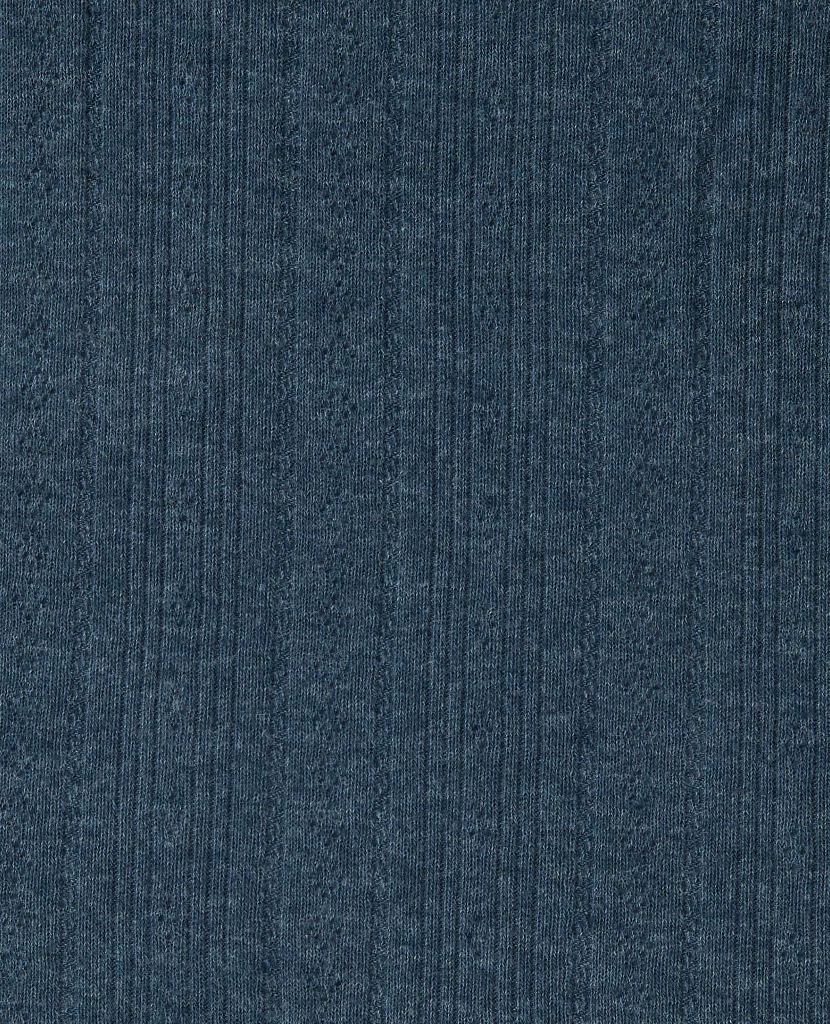 Foothill Pointelle Long Sleeve Crew