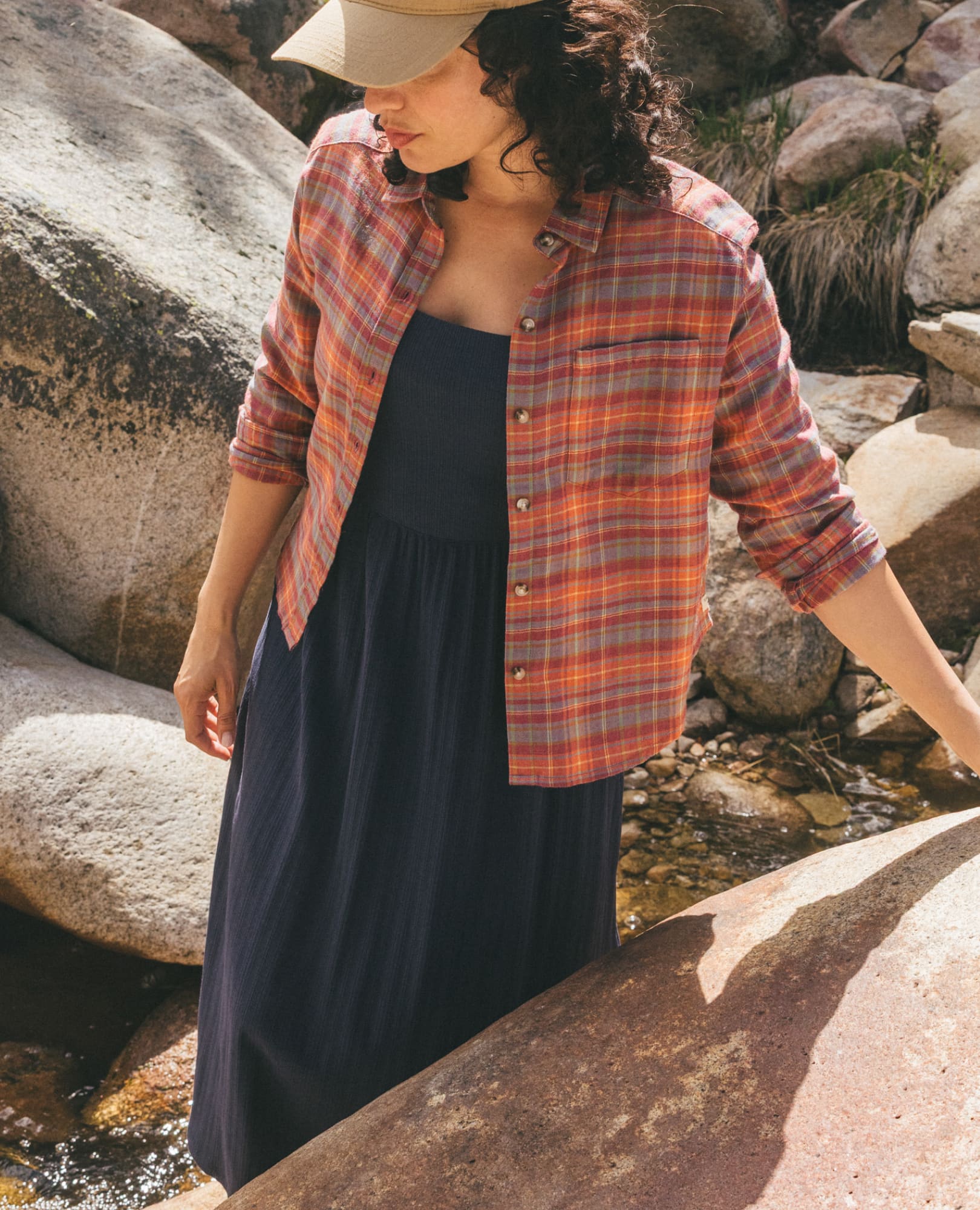Re-Form Flannel Boxy Shirt