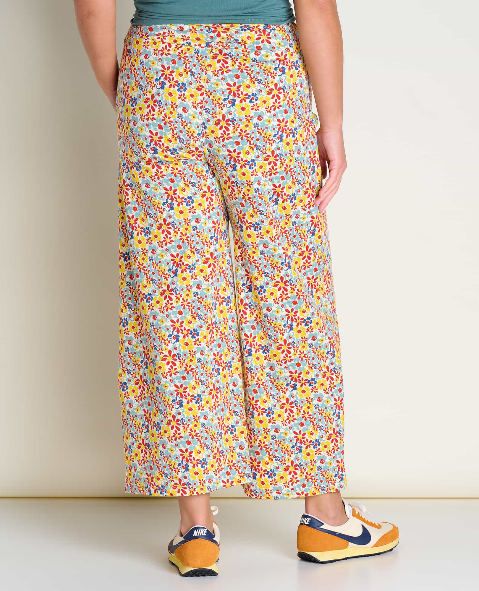 Threaded Pear Chana Wide Leg Casual Pants