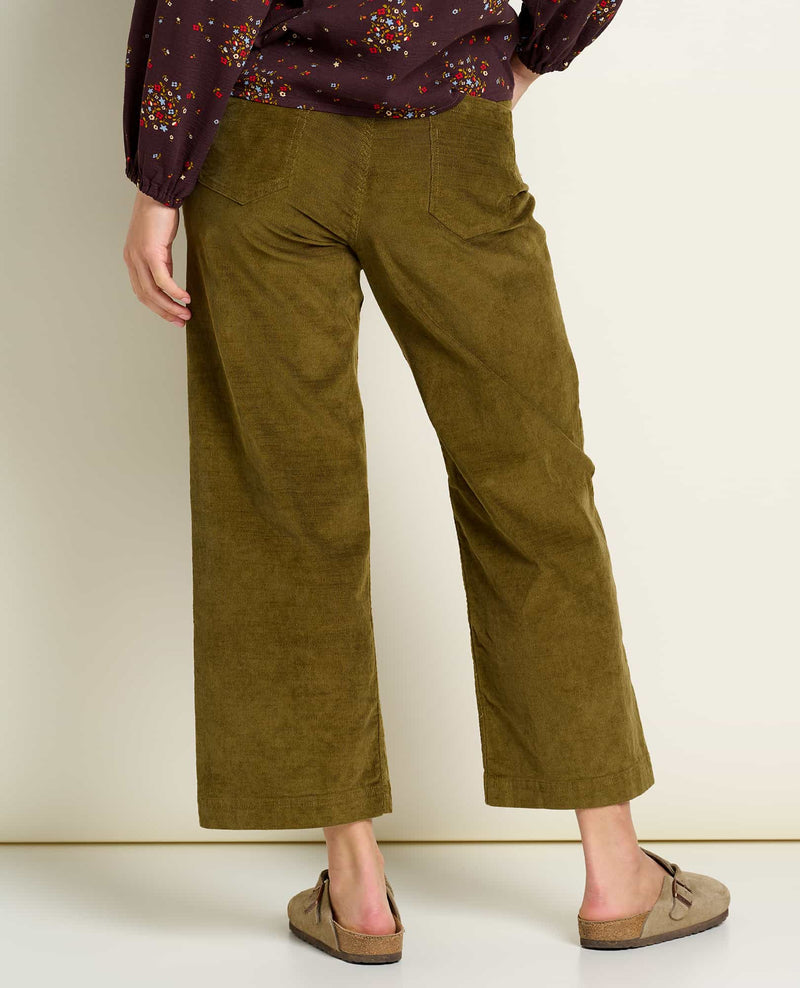Corduroy Slit Pants - Women - Ready-to-Wear
