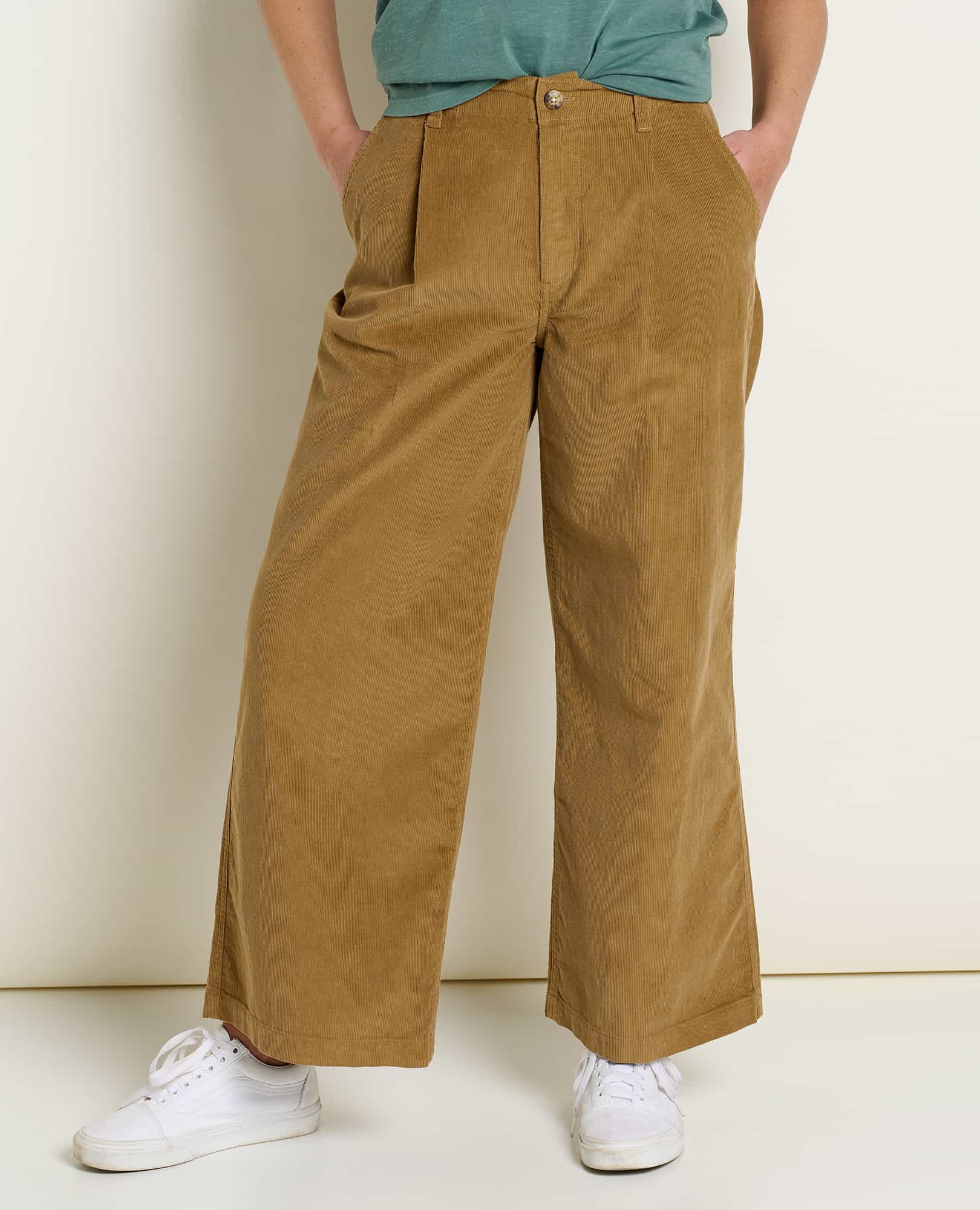 Scouter Cord Pleated Pull On Pant