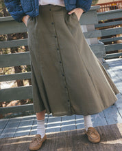 Manzana Paneled Midi Skirt
