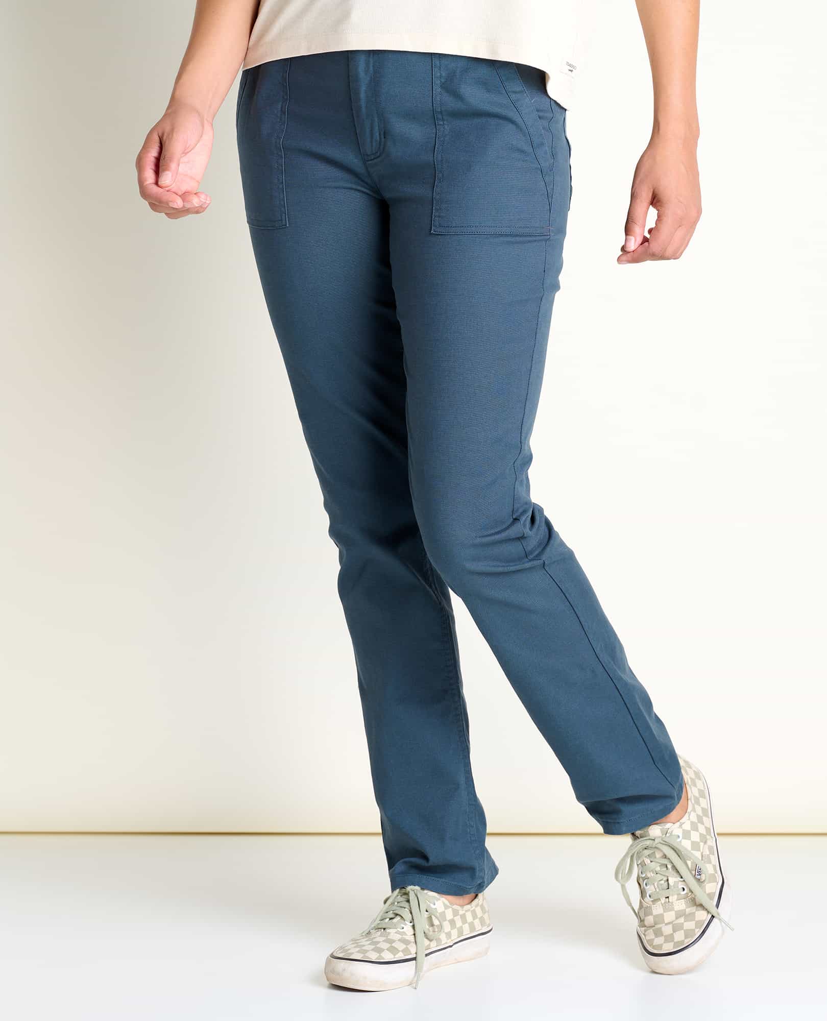 New Style & Co. Womens Cargo Capri Pants Soft Sun Size 6 Petite Pockets