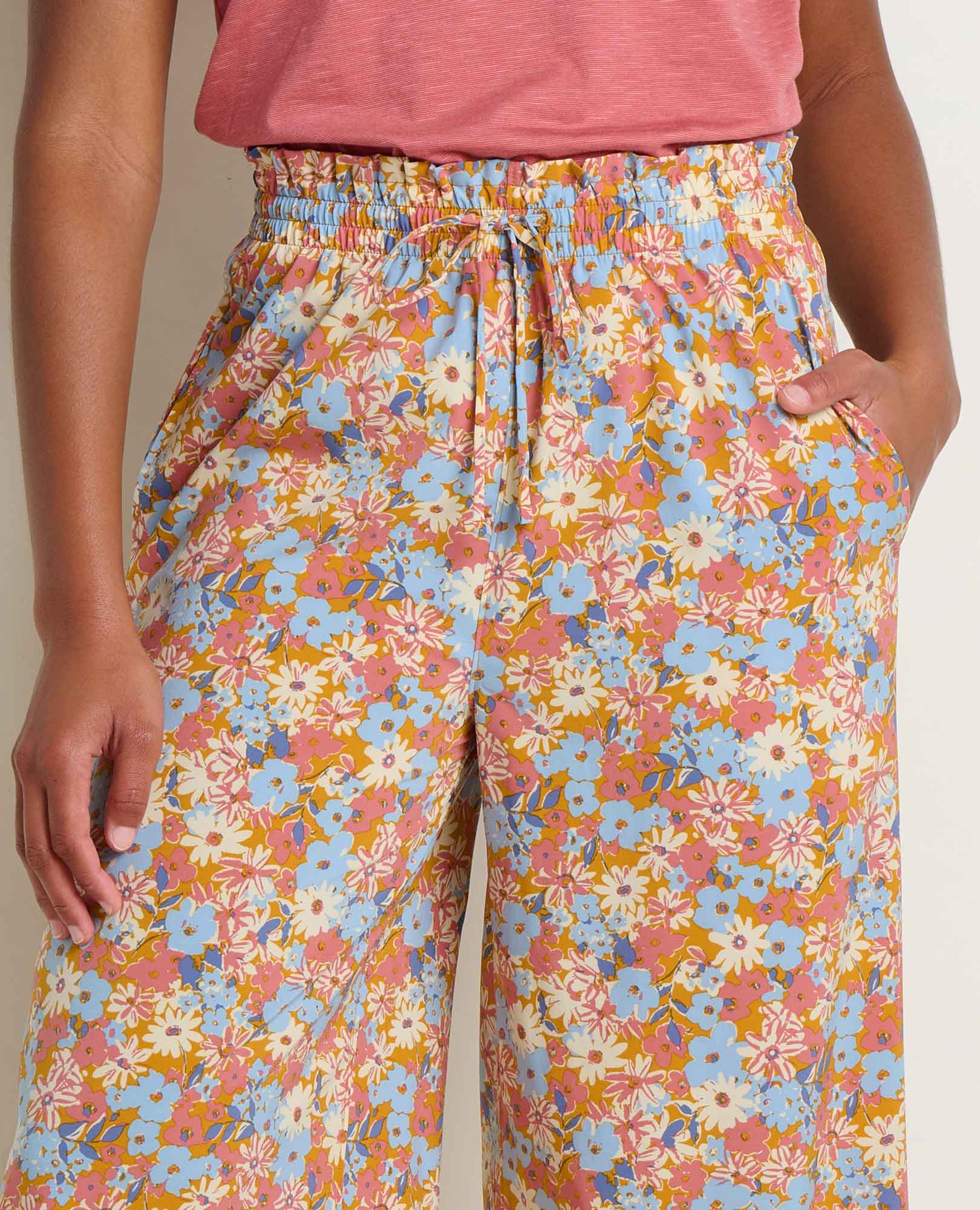 Sunkissed Wide Leg Crop Pant