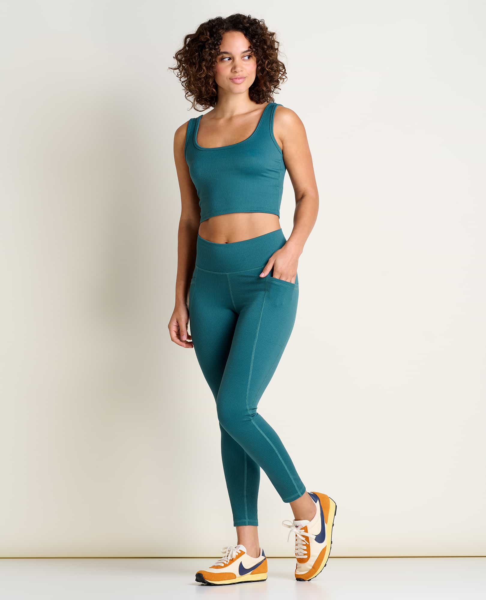 Suntrail 7/8 Ribbed Leggings by Toad&Co