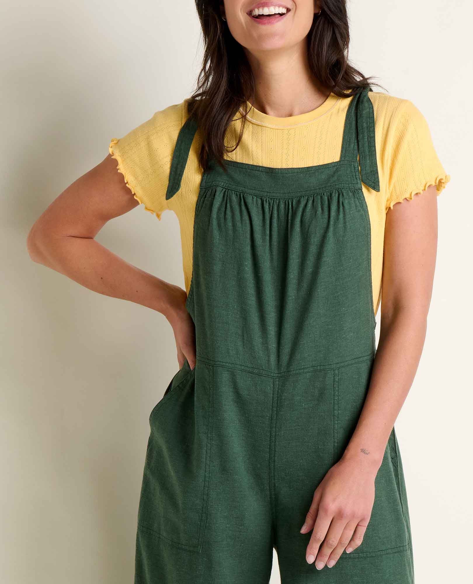 Taj Hemp Overall | Sustainable Hemp & TENCEL Wide-Leg Overalls Toad&Co Taj Hemp Overall | Sustainable Hemp & TENCEL Wide-Leg Overalls Toad&Co