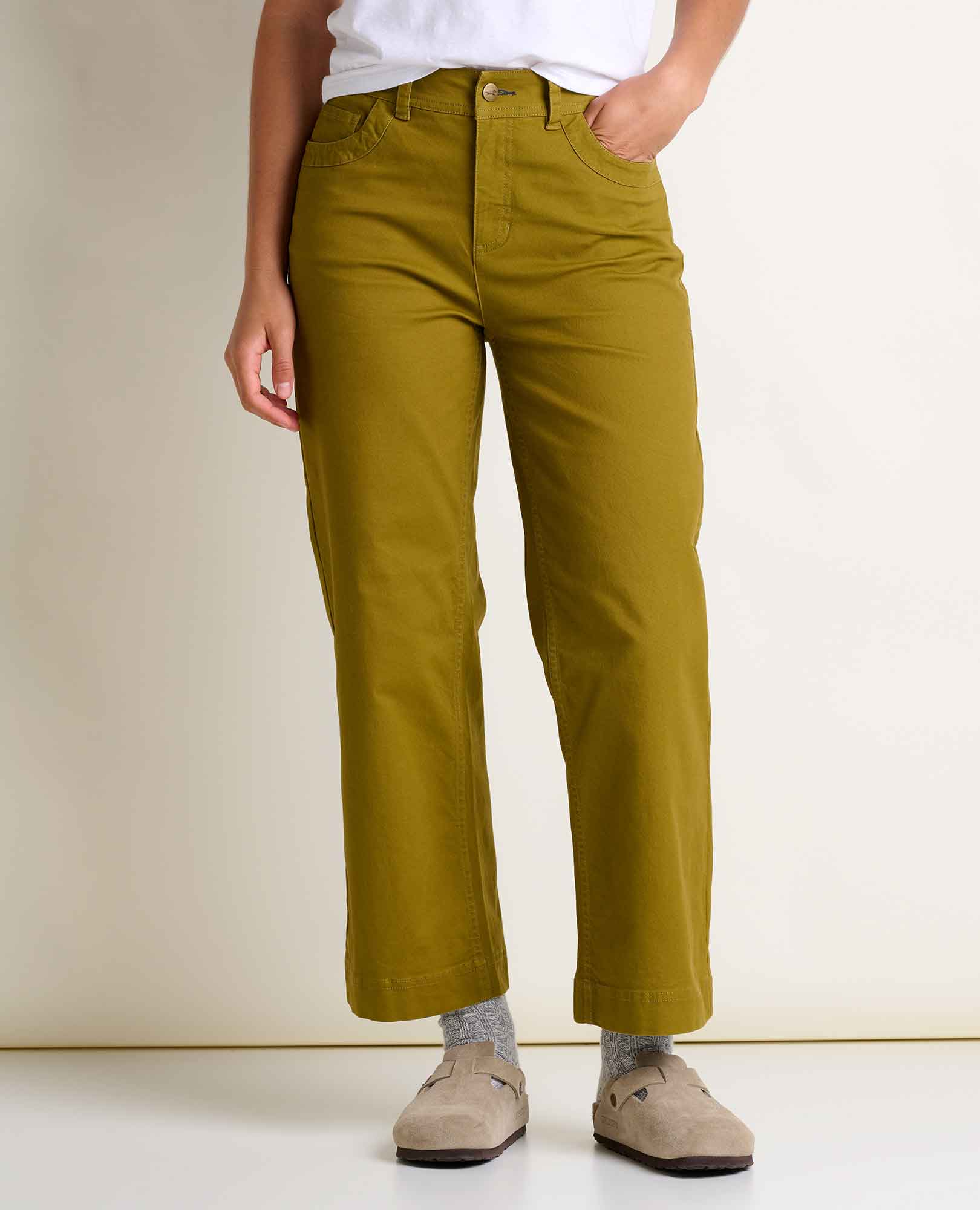 Earthworks Wide Leg Crop Pant