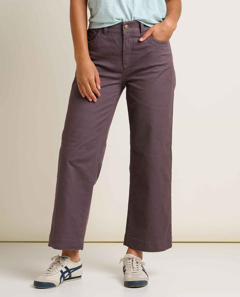 Earthworks Wide Leg Organic Cotton Crop Pant | Toad&Co