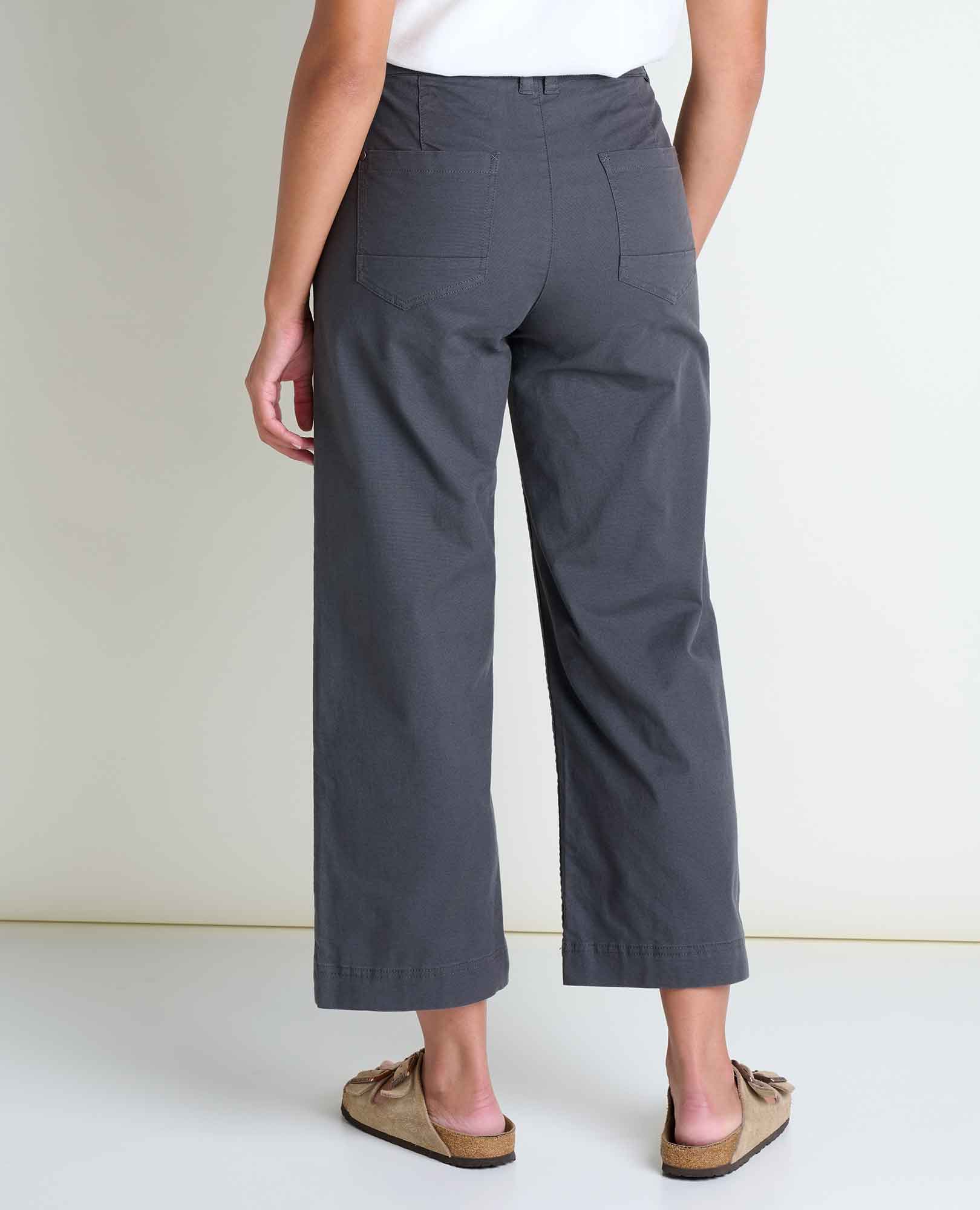 Earthworks Wide Leg Organic Cotton Crop Pant | Toad&Co