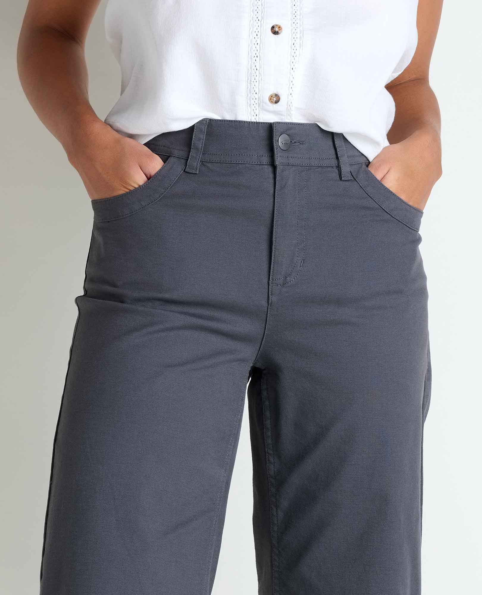 Earthworks Wide Leg Organic Cotton Crop Pant | Toad&Co