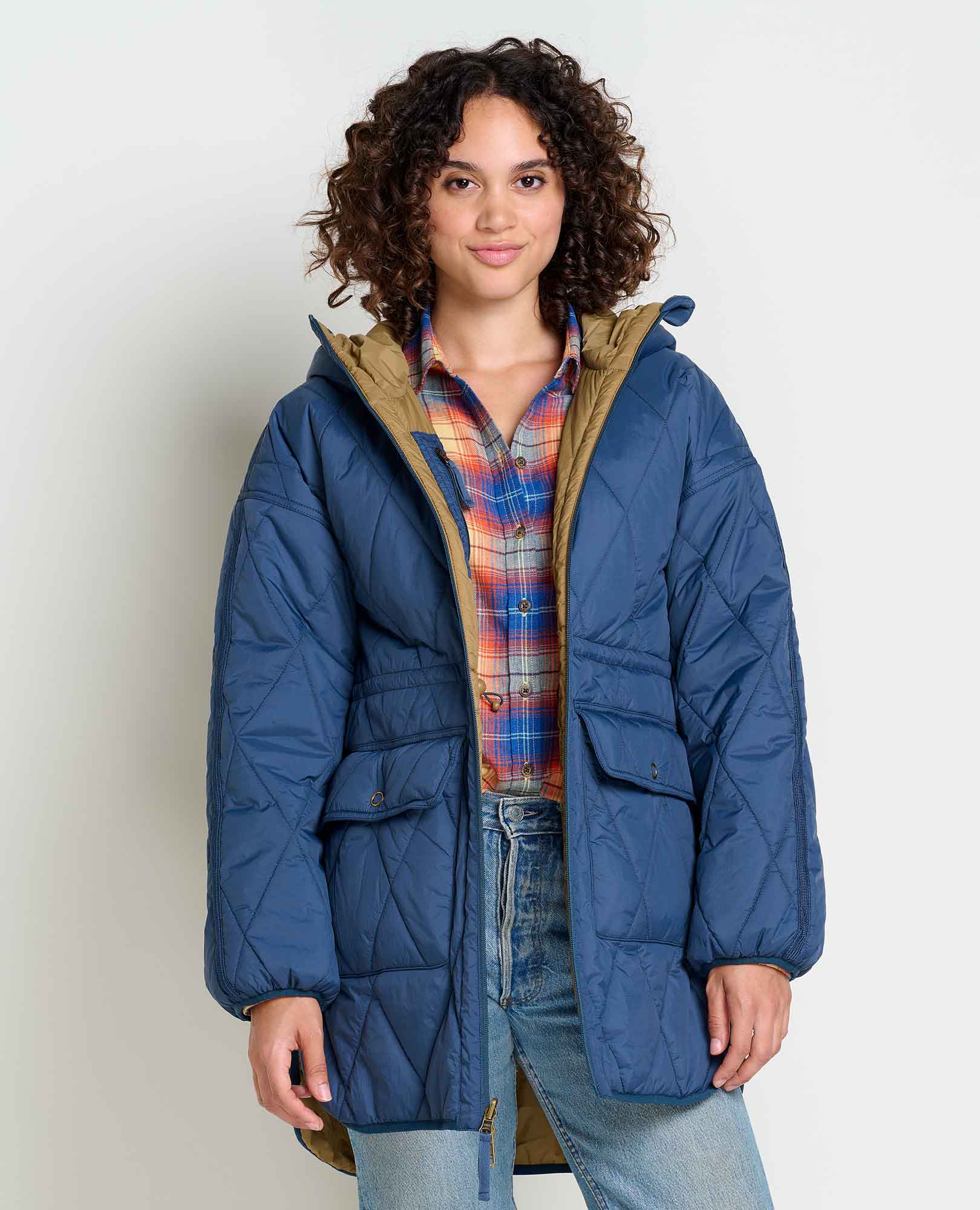 Toad&Co Women's Reversible Quilted Parka Jacket | Ecolife