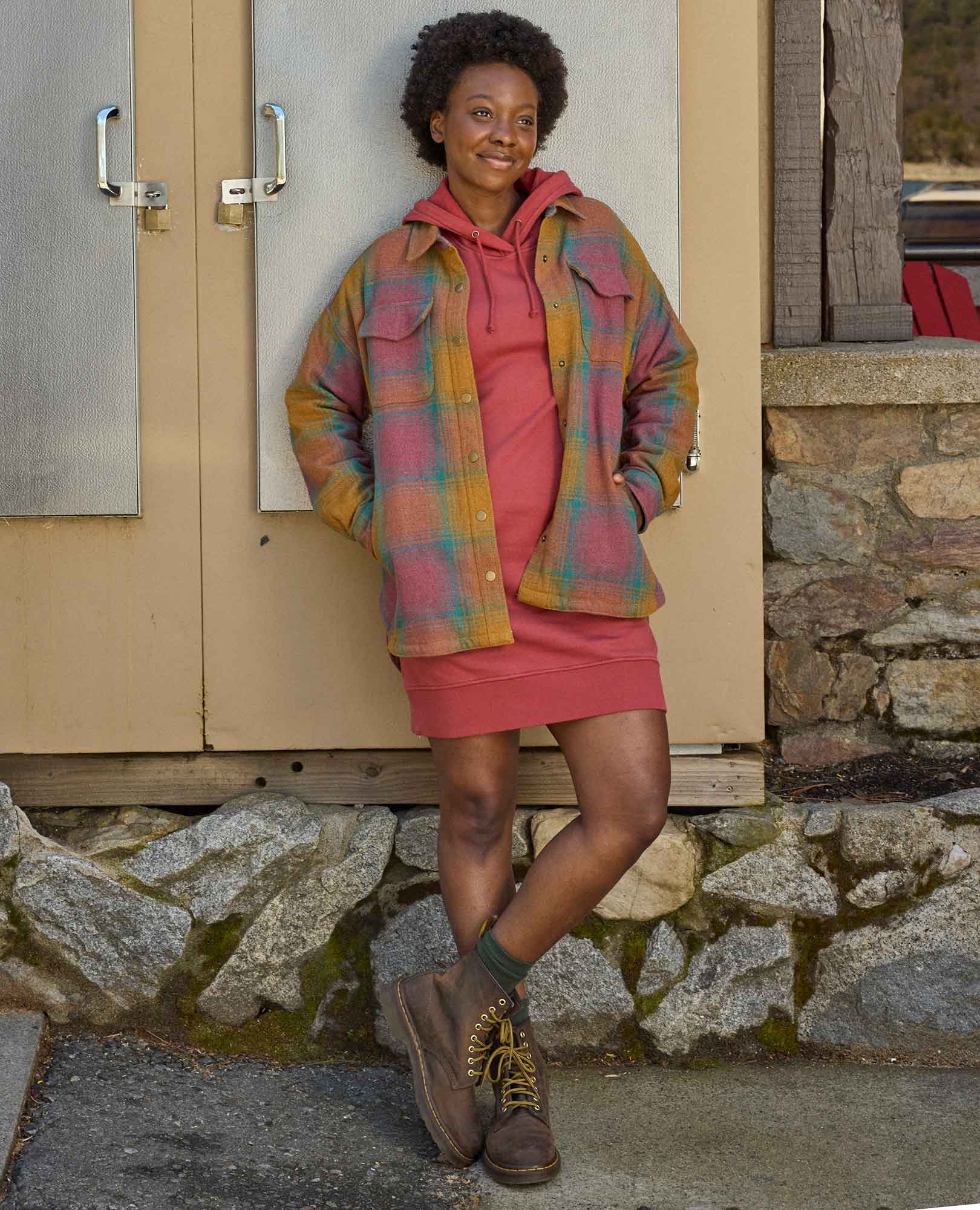 Hemp Daybreaker Hooded Sweatshirt Dress | Toad&Co